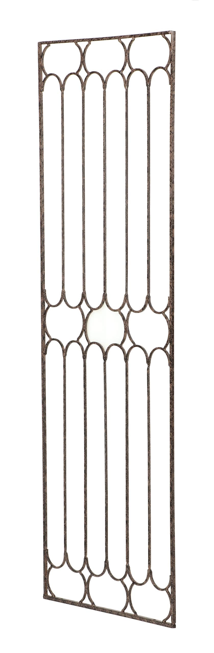 H Potter 5.75 Ft Garden Trellis – Heavy Duty Iron - Metal Panel for Climbing Roses, Clematis & Ivy – 69” H x 24” W Outdoor Privacy Screen
