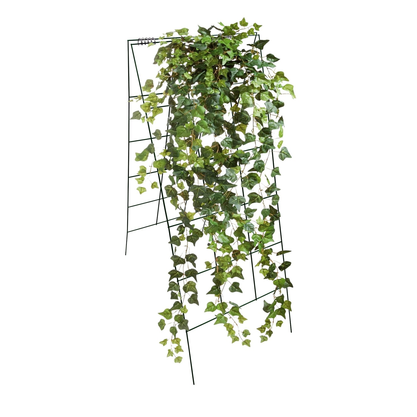 Garden Cucumber Trellis A-Frame Folding Plant Trellis 46 Inch by 18 Inch for Climbing Vegetables Flowers Green 4 Pack with Clips and Cable Ties