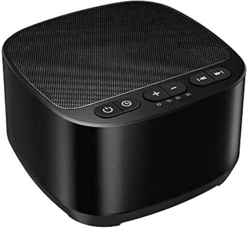 Magicteam White Noise Machine - 40 Soothing Sounds, Memory Function & Sleep Timer | Black
