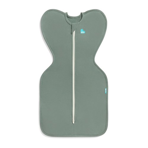 Love to Dream Swaddle Up Transition Swaddle - Patented Zip-Off Wings for Safe Baby Rolling | 1.0 TOG, 13-19 lbs, Deep Olive