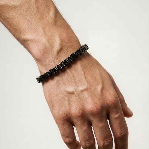 Love You This Much To My Brother Steel Bracelet - 6mm Sentimental Gift for Brother's Birthday