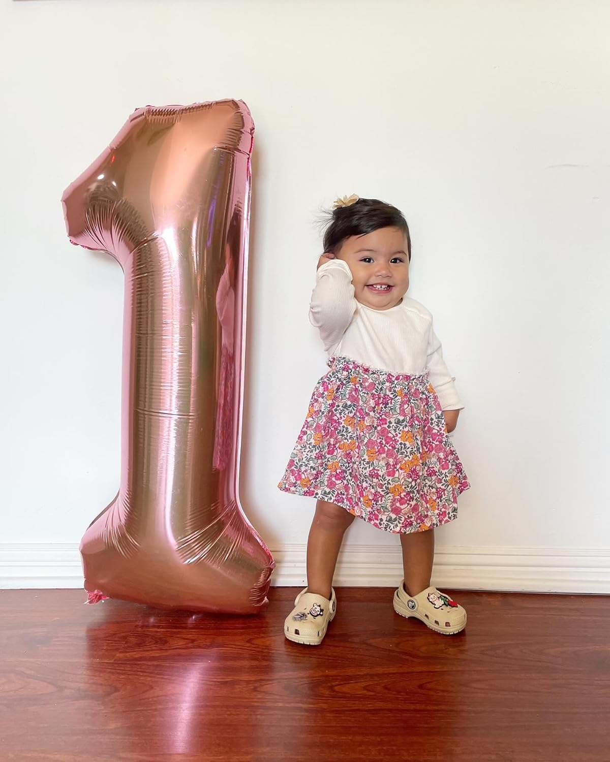 Regine Switzerland Rose Gold Number Balloon - 40 Inch 0 Balloon for Birthday Decorations | Party Supplies