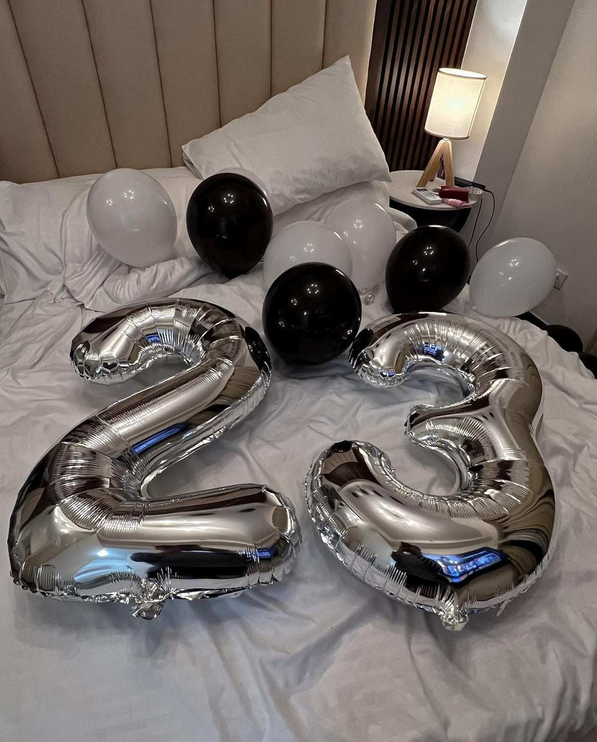 Silver Number 7 Balloon - 40 Inch Giant Foil Decoration for 7th Birthday Party Supplies