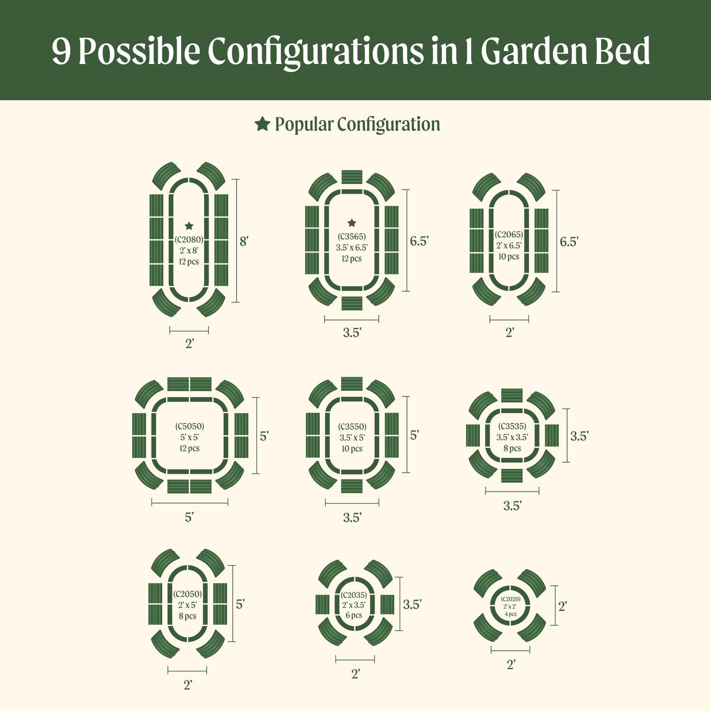 32" Extra Tall Raised Garden Bed Kits, 2 x 8 x 2.7ft Raised Planter Box Outdoor, 3.5 x 6.5 x 2.7ft Deep Root 9 in 1 Modular Metal Raised Beds for Gardening Vegetables Flowers Fruits -Terra Cotta