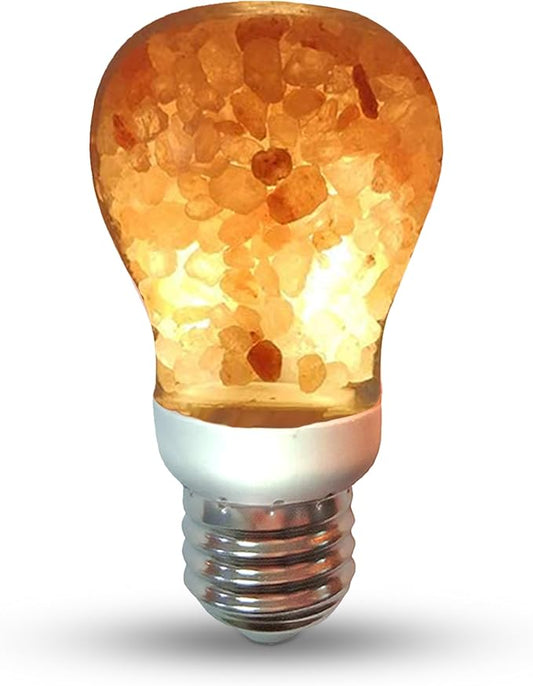 Himalayan Glow Vintage Style Salt Lamp Night Light with Pink Salt Chunks | 360 Degree Rotatable Wall Plug,Night Light & Decorative Light to Décor Your Home