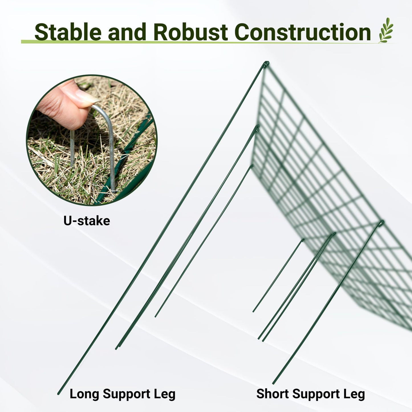 Toriexon Cucumber Trellis for Garden - 2 Pack, 48" L x 24" W Garden Trellis for Climbing Plants Outdoor with Support Structures, A Frame Trellis for Climbing Vegetables Peas, Vine, Bean