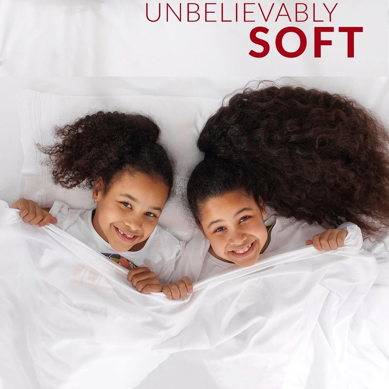 Mellanni Twin XL Sheets Set - 3 PC Iconic Collection Bedding - Hotel Luxury, Extra Soft, Cooling Bed Sheets - Wrinkle, Fade, Stain Resistant (Twin Extra Long, Ivory)