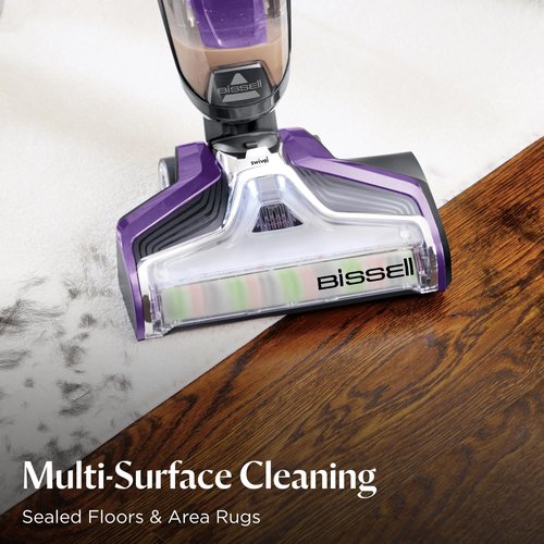 BISSELL Crosswave Pet Pro - All-in-One Wet Dry Vacuum Cleaner & Mop for Hard Floors | Purple, 2306A