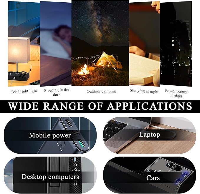 4 PCS USB LED Car Interior Atmosphere Lamp, Portable Plug-in 5V USB Car LED Interior Lighting Night Lamp, Mini USB Ambient Lighting Decor for Home Car Laptop Keyboard (Blue+Ice Blue)