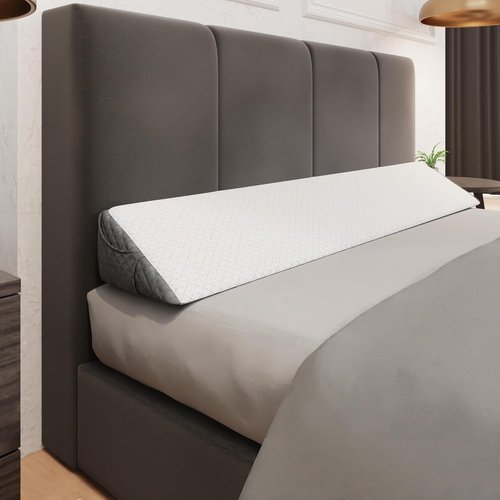Kolbs Full Size Bed Wedge Pillow - Stylish Headboard Gap Filler for Comfort & Support