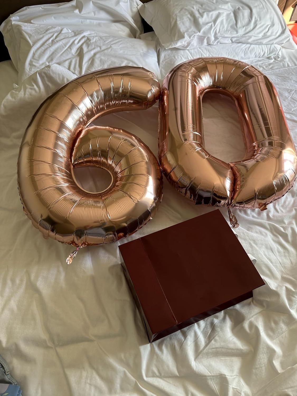 Numbers 26 Balloon - Rose Gold Digital Balloon for 26th Birthday Party | 40 Inch Decor for Engagements & Weddings