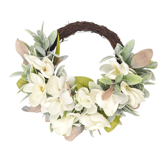 predolo Flower Wreath for Front Door Outdoor Table Window Hanging Garland