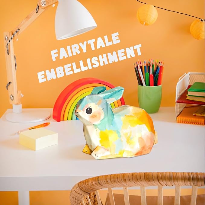 Paint Your Own Bunny Lamp Kit, Arts and Crafts for Kids Ages 8-12, Art Supplies Painting kit for Kids 6-12, Bunny Crafts Night Light, Birthday Easter Party Holiday Gift for Girls Boys Ages 3 4 5 6 7+