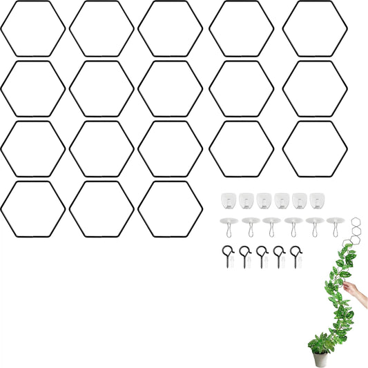Lupnkl Garden Trellis, Climbing Plant & Vine Support Indoor & Outdoor Use, Sturdy Durable Build, Ideal Home Gardening Accessory for Potted Greenery & Vines