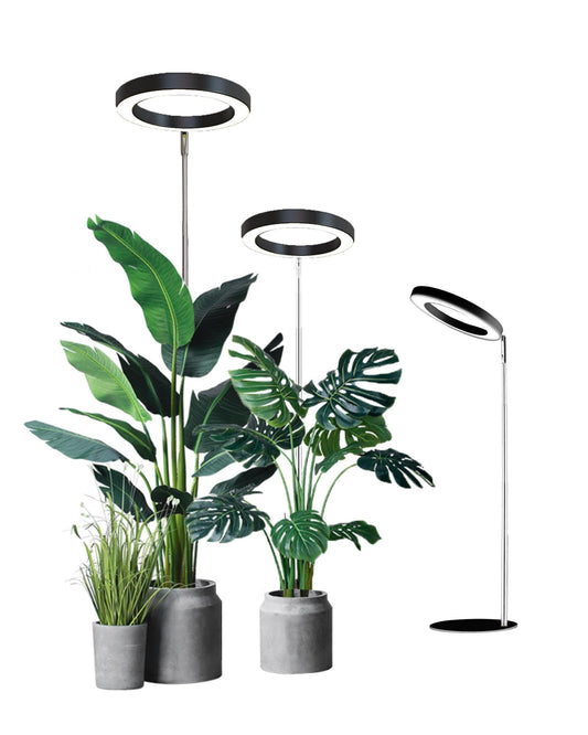 yadoker Plant Grow Light, LED Growing Light Full Spectrum for Indoor Plants,Height Adjustable, Automatic Timer, 5V Low Safe Voltage,Idea for Large Plant Light