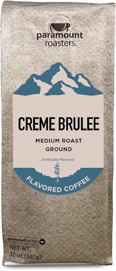 Paramount Roasters, Creme Brulee Flavored Ground Coffee, 12oz Medium Roast (Paramount Coffee Company)