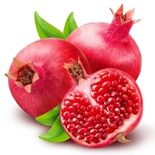 Sweet Pomegranate Tree Live Plant, 4" Potted Cold Hardy, Seedlings Pomegranate Tropical Flavor Fruit for Spring Planting