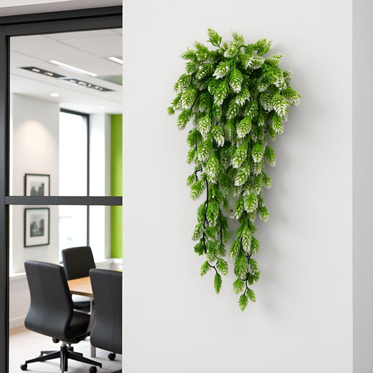 3Pcs Artificial Hops Fake Hanging Plant Plastic Vines Hanging Plants Decor Fake Plants Greenery Outdoor Flowers Uv Resistant Fall Decor Wall Decorations for Living Room Decorations for Living Room