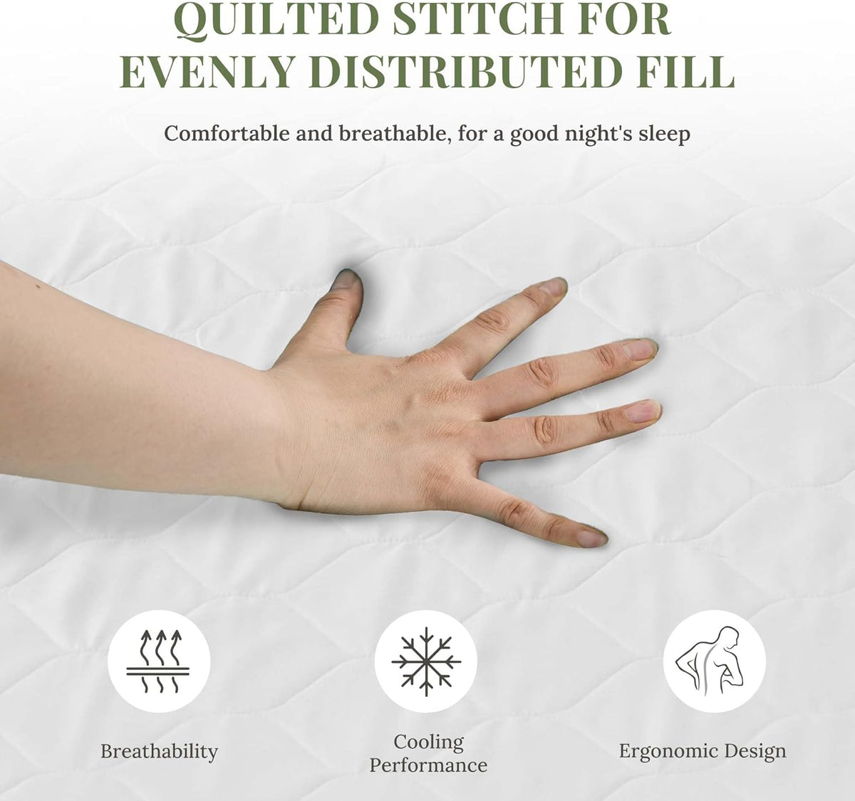 Skiennix 5-Inch Twin Size Memory Foam Mattress - Medium Firm Support, Pressure Relief, CertiPUR-US Certified