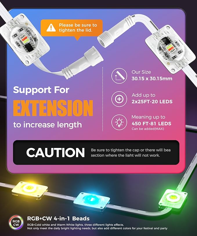 POOFZY Permanent Outdoor Lights for House,49ft RGB+IC Smart Outdoor Decor, 50 Scene Modes,App/Remote Control,IP67 Waterproof,for Christmas,Easter,Daily & Holiday Party Decor,House Roof Lighting