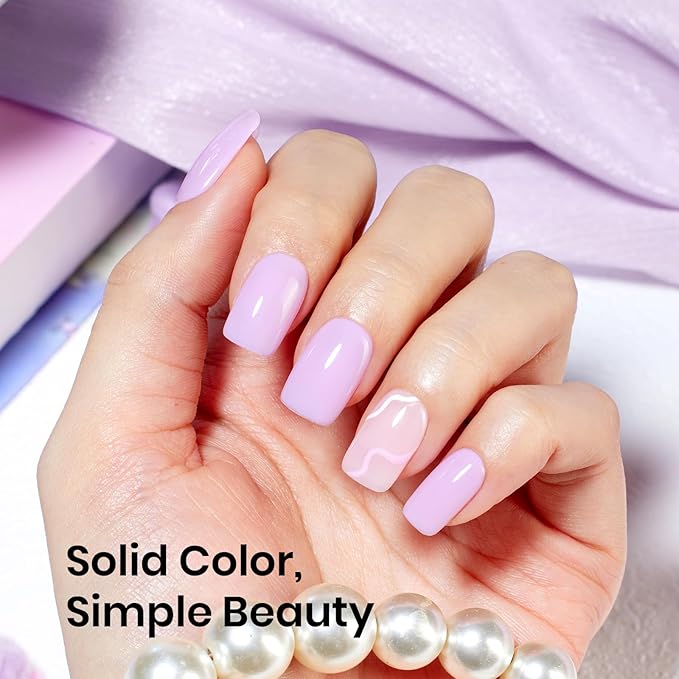 beetles Pink Gel Polish - 1pc 15ml Pastel Pink Lavender Violet Mauve Color Spring Milky Taro Soak Off Uv LED Nail Lamp Polish Nail Art Manicure Salon DIY Home Solid Color Gel