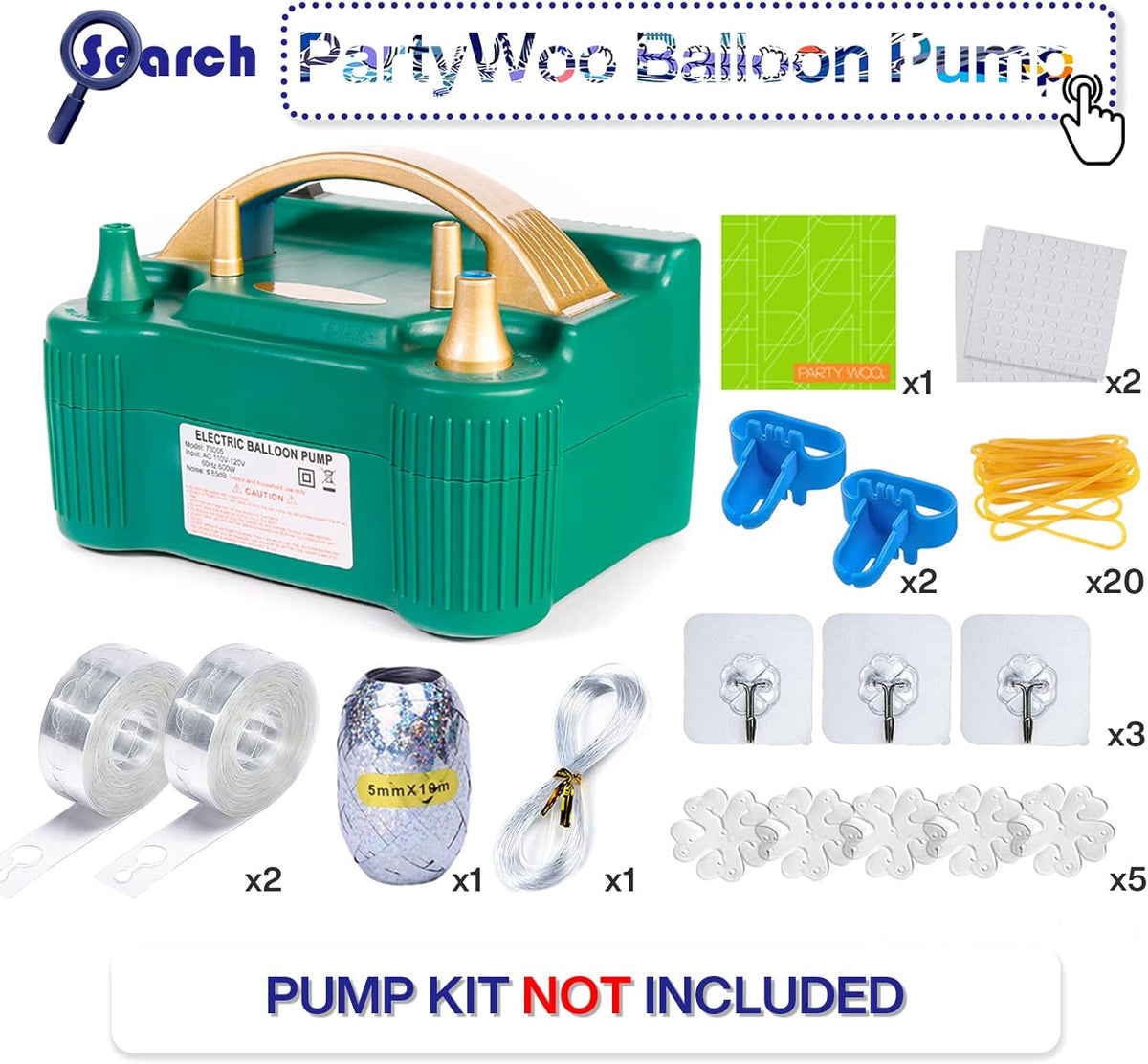 PartyWoo Teal Balloons - 100pcs 5-Inch Turquoise Latex Balloons for Baby Showers & Celebrations