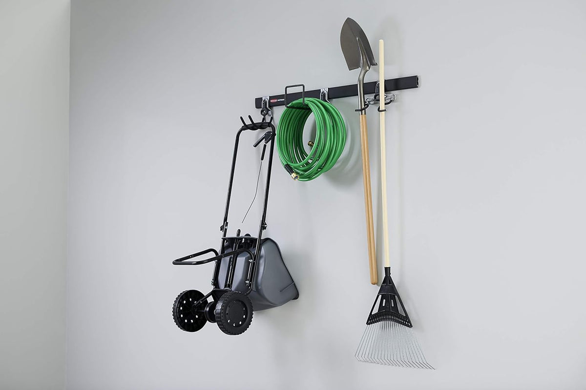 Rubbermaid FastTrack Hooks Kit - Versatile Utility Hooks for Organizing | Black, 3-Piece Set