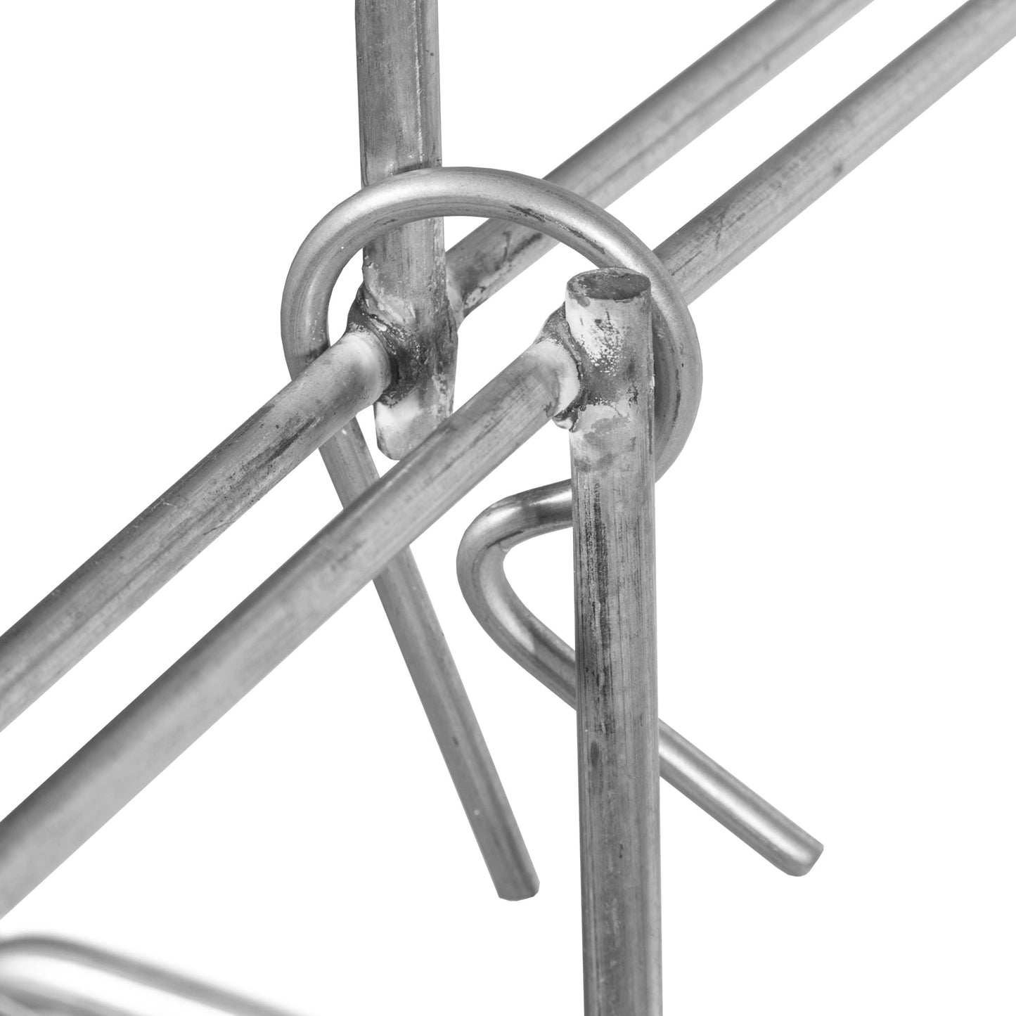 Garden Elements Square Tomato Cage, 67 Inch (Pack of 2) - Heavy Duty Galvanized Steel Plant Support with Adjustable Height and 8-Leg Stability for Climbing Vegetables & Vines