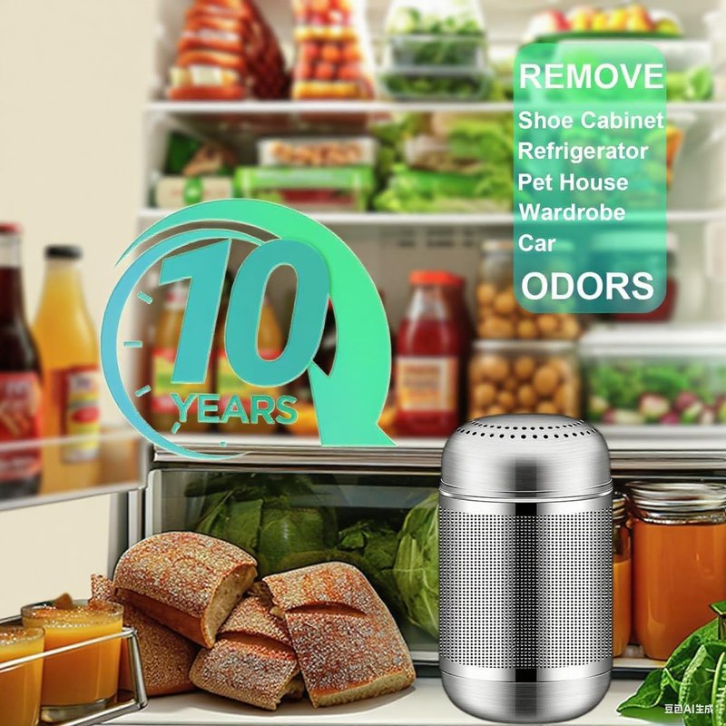 Refrigerator Deodorizer fridge odor Eliminator - Activated Carbon cotton Deodorizers for Fridge, Freezer, Room, RV, Car, Closet, Shoe Cabinets and More