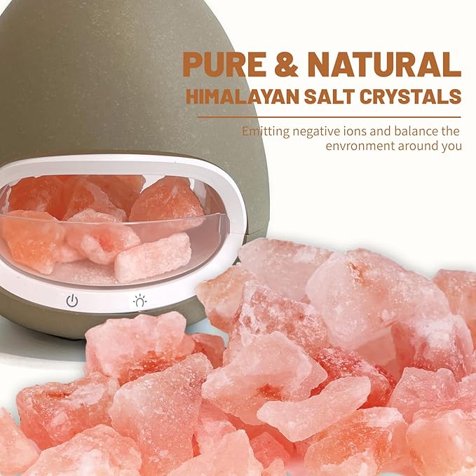 LIFFY Aromatherapy Essential Oil Diffuser - Original Himalayan Salt Therapy Lamp, Large Capacity Ultrasonic Cool Mist Humidifier, Whisper-Quiet for Home, Office, Yoga, Spa & Gifts