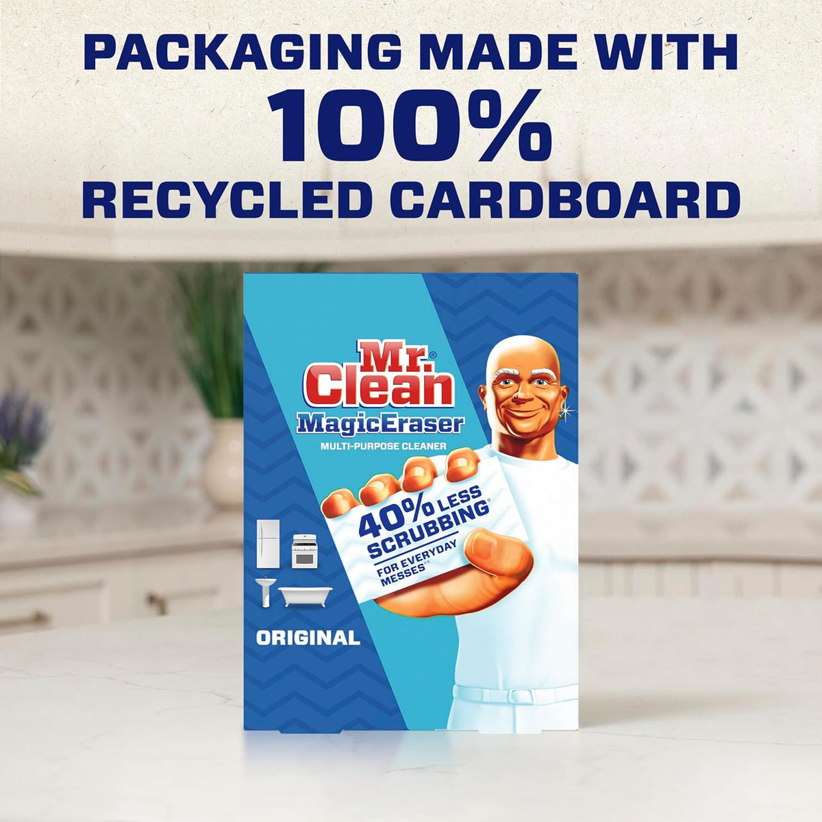 Mr. Clean Magic Eraser - Original Cleaning Pads for All-Purpose Use | White, 6 Count