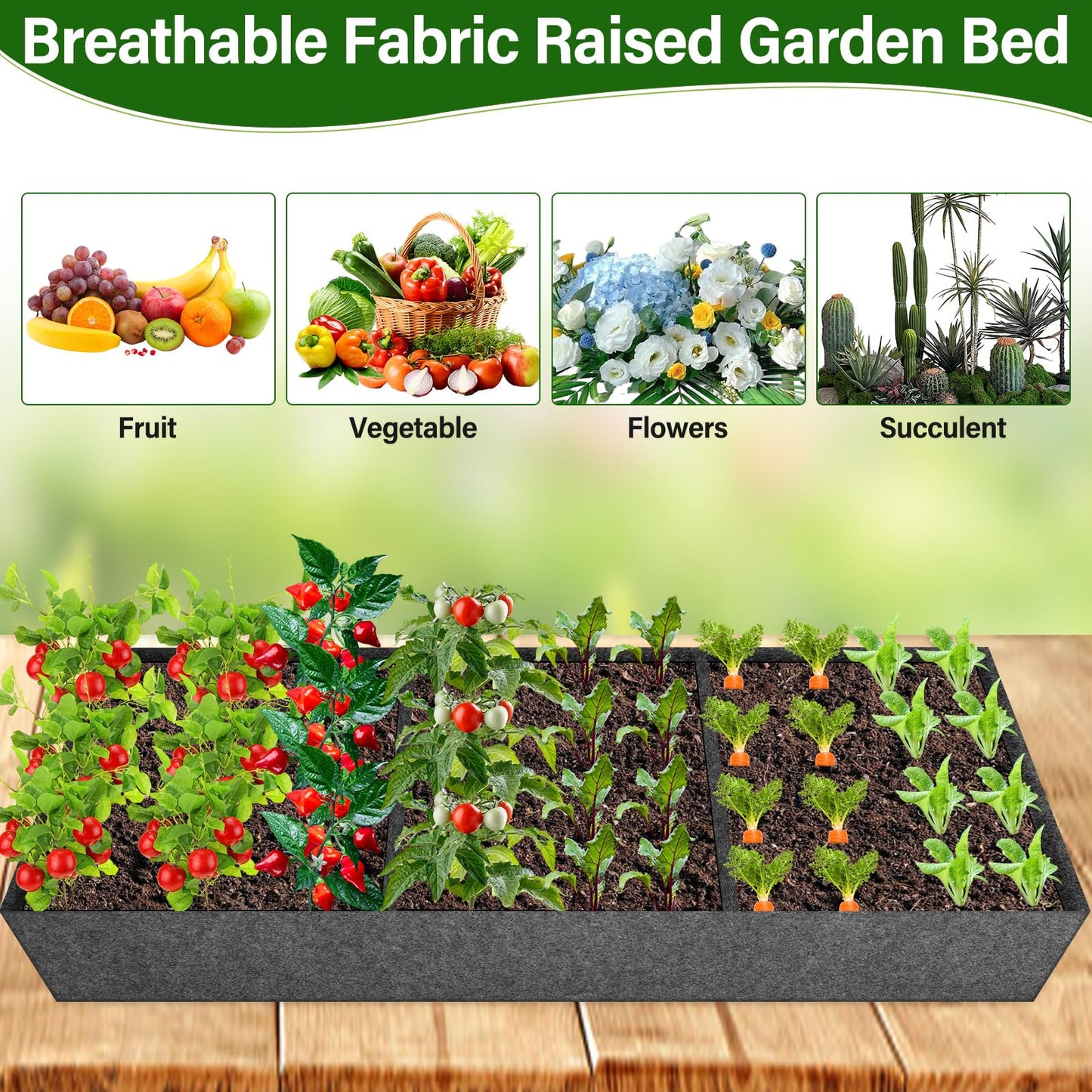 Cucumber Trellis for Climbing Plants Outdoors, U-Shape Large Garden Frame Trellis with Planter for Raised Bed Vegetable Fruit Grow Support,65 (H) x 50(L) inches, Includes Netting Ties Gardening Tools