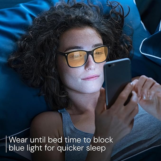 livho Gaming Blue Light Blocking Glasses for Better Sleep, Premium Night Driving, Computer Blockers for Man & Woman