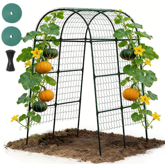 Suteck Garden Arch Trellis 7.5FT Tall – Garden Trellis for Climbing Plants Outdoor, Arch Trellis for Vegetables, Roses & Vines, Easy Assembly for Backyard, Pathway & Patio