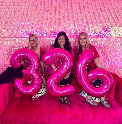 Hot Pink Number 6 Balloon - 40 Inch Giant Foil Balloon for 6th Birthday Party Decorations