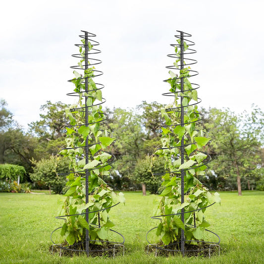 Trellis for Climbing Plants Outdoor or Indoor,2 Pack 73inch Tall Garden Trellis for Climbing Plants,Metal Plants Trellis Support for Vine Vegetables,Flowers