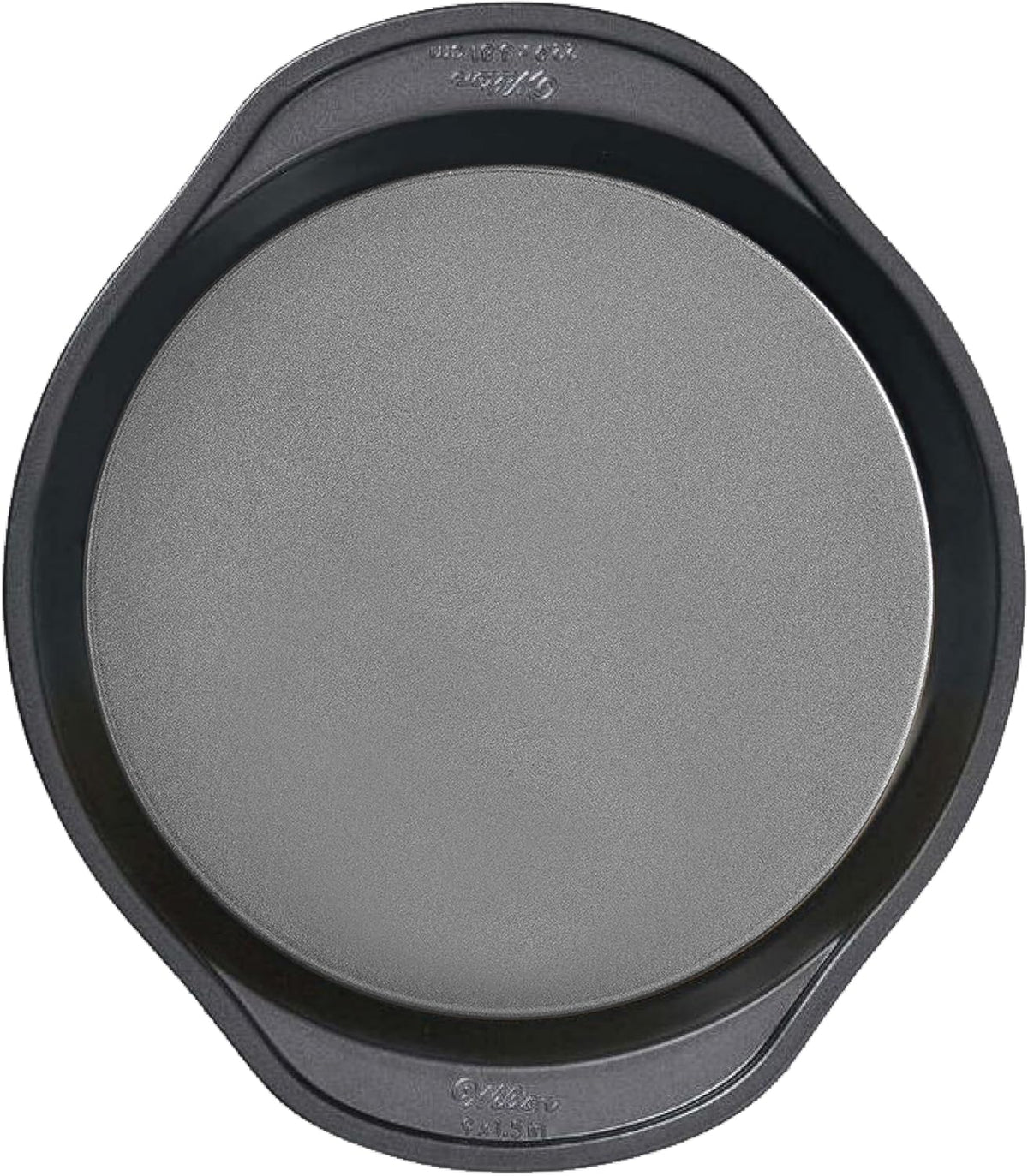 Wilton Gold Non-Stick Round Cake Pan - Premium Warp-Resistant Design, 9 x 1.5 in