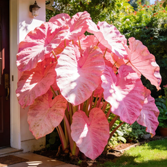 BGNIORT Elephant Ear for Planting/Elephant Ear Vibrant Colors，Landscape Design for Outdoor Gardens and Balconies (6)