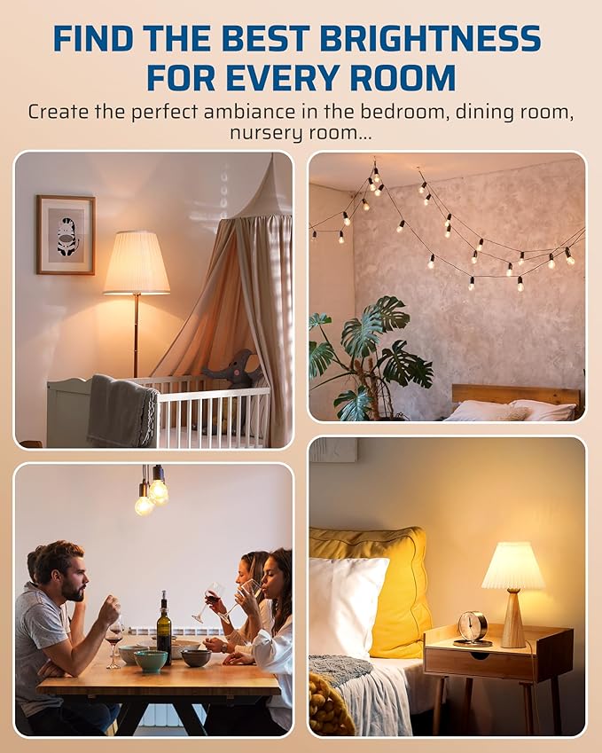 DEWENWILS Plug in Dimmer Switch for Lamp, Table Lamp Dimmer for Dimmable LED/CFL Lights and Incandescent Bulbs, Full Range Slide Control, Extension Cord Dimmer, White, 2 Pack
