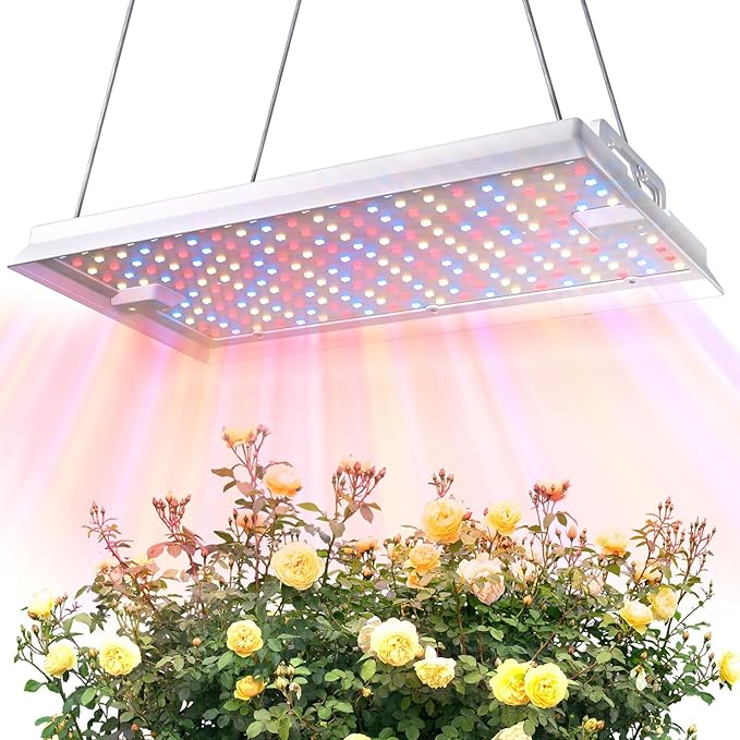Plant Grow Light, [Smart APP 2x3 Ft Coverage] Genuine 100W Output LED Full Spectrum for Indoor Plants, 8-Level Brightness (Use Daisy-Chaining Hanging, Only Light Panel，No Control Panel)