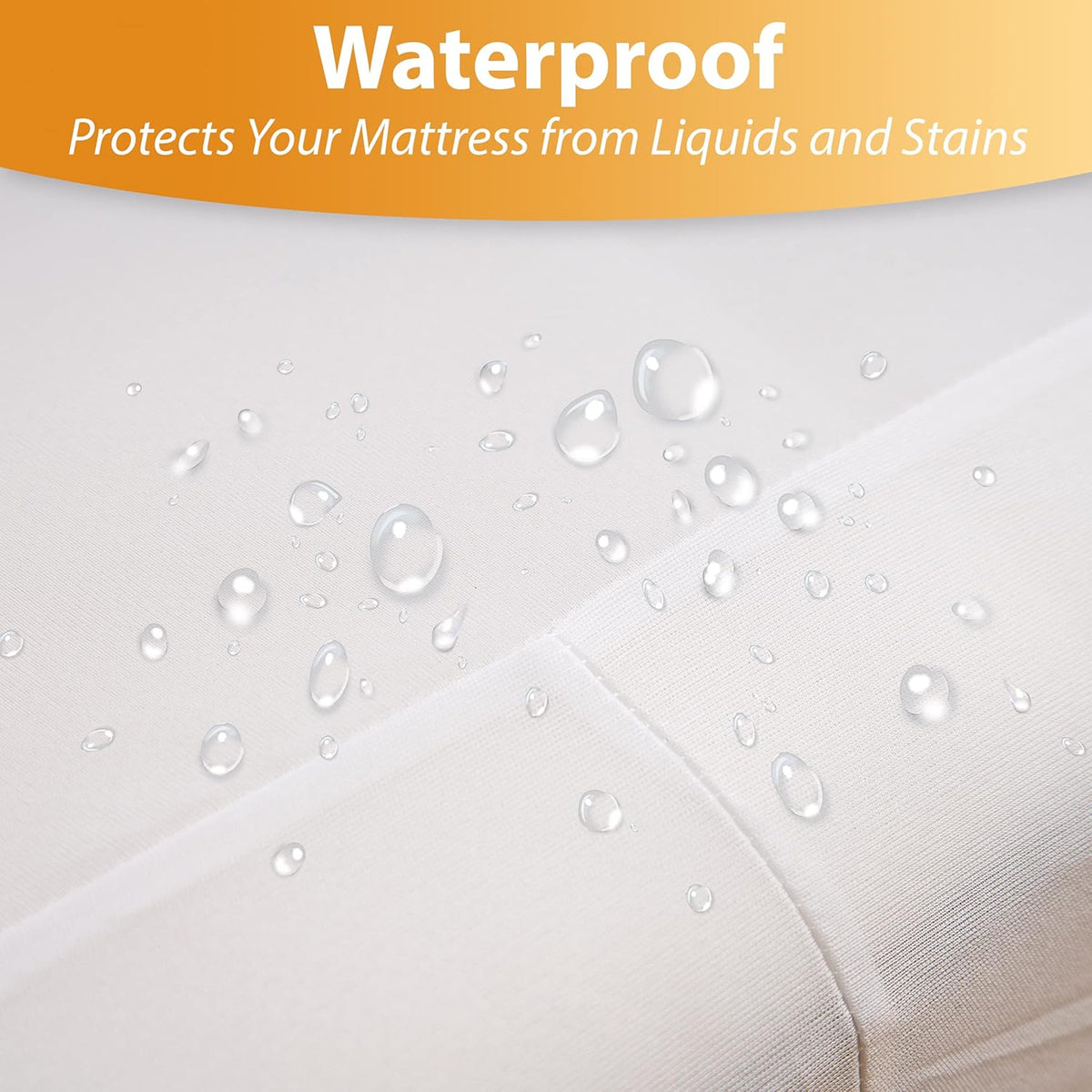 Waterproof Mattress Protector by [Brand Name] | Queen Size 6-Sided Zippered Encasement, Breathable & Machine Washable, Fits Mattresses Up to 16” Deep