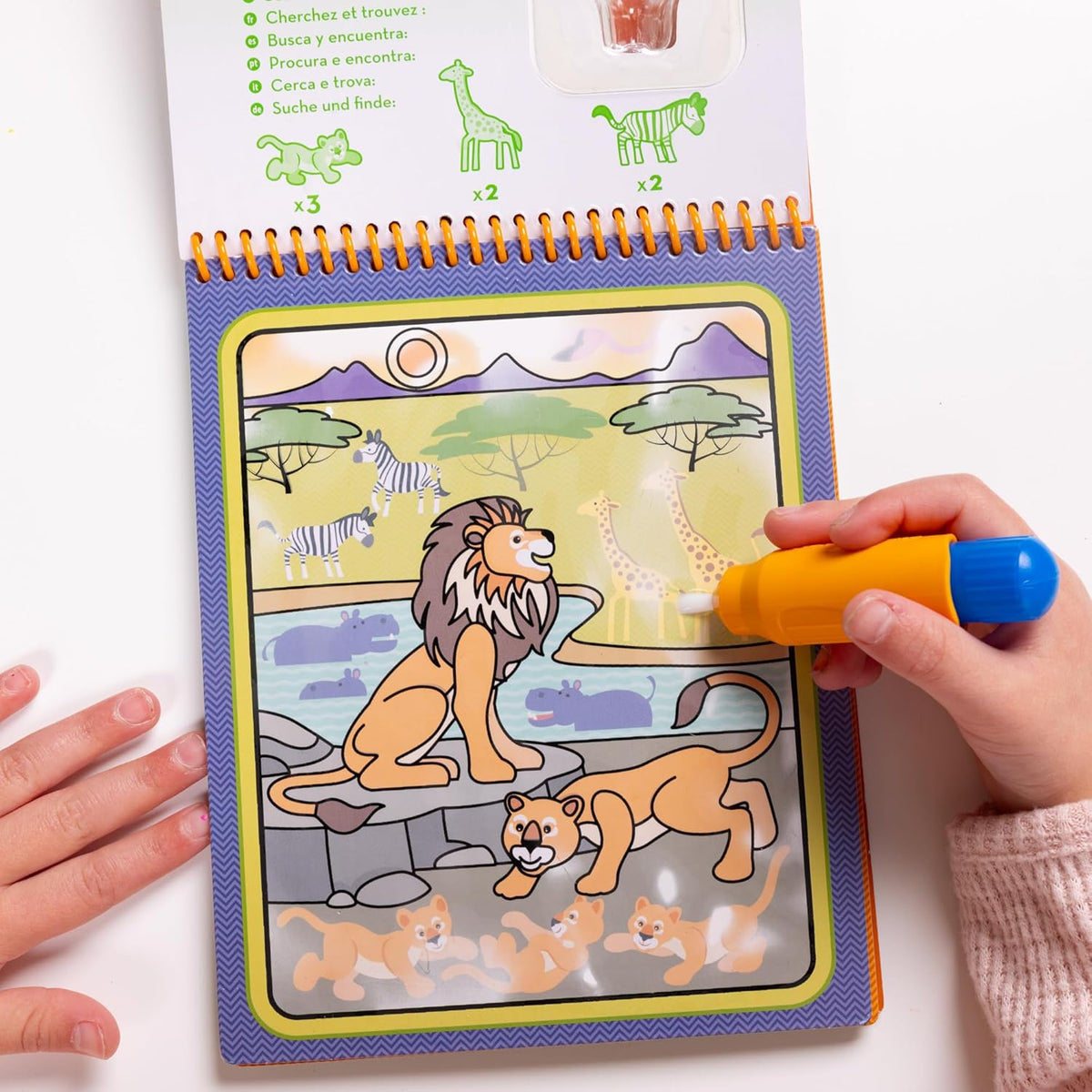 Melissa & Doug Water Wow! Reusable Activity Pad - Safari Theme - Eco-Friendly & Fun