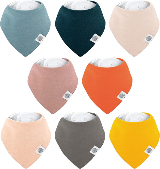 Parker Baby Bandana Drool Bibs - Soft & Stylish Teething Bibs for Boys, Girls & Unisex