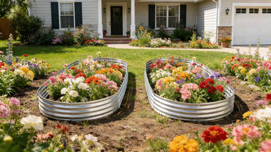Yararday 9 ft x 3 ft Raised Garden Bed Metal Elevated Planter for Vegetable Flower Herb (2pk)