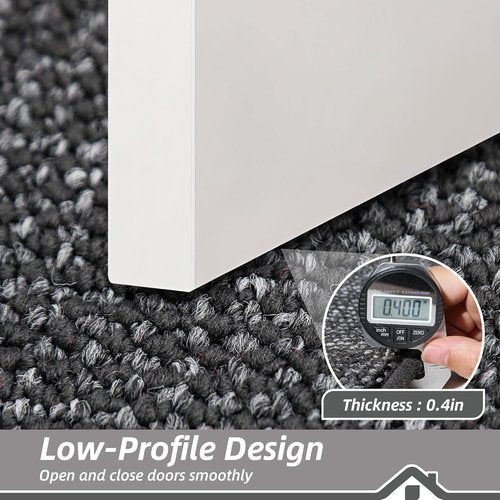BEQHAUSE Dirt Trapper Door Mat - Non-Slip, Washable, Absorbent Entrance Mat | 20" x 48", Charcoal