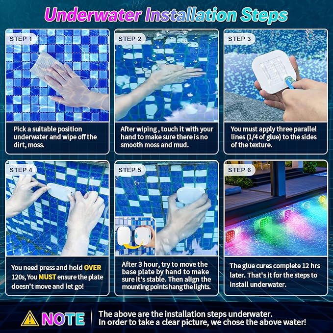 Christmas Atmosphere Light, Floating Pool Light Waterproof LED Light Rechargeable Bettery 16 Color Changing Lamp Magnetic Floating Pond Lights Party Decor
