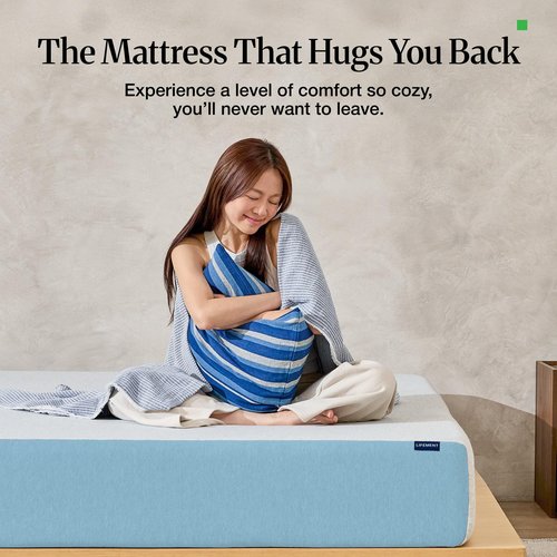 LIFEMENT Full 8 Inch Cooling Gel Memory Foam Mattress in a Box | Medium Firmness, Fiberglass Free, CertiPUR-US & Oeko-TEX Certified Foam, 75''L x 54''W