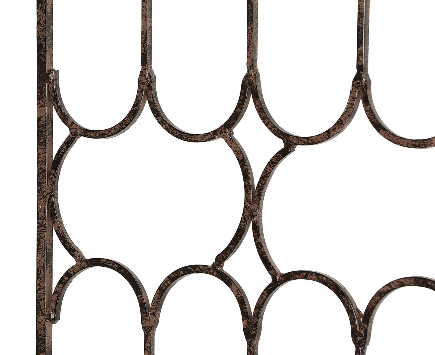 H Potter 5.75 Ft Garden Trellis – Heavy Duty Iron - Metal Panel for Climbing Roses, Clematis & Ivy – 69” H x 24” W Outdoor Privacy Screen