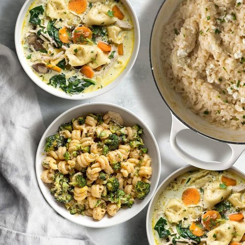 Artena Ceramic Pasta Bowls Set of 4 - 32oz Large Serving Bowls for Soup, Salad & Noodles | 8-Inch, Microwave & Dishwasher Safe