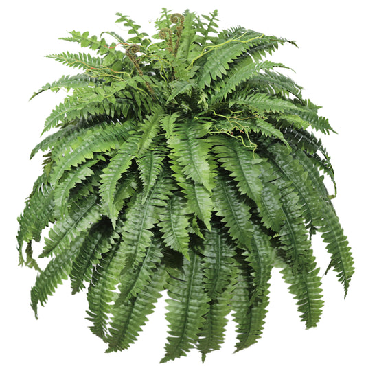 Cotlux Large Artificial Fern for Outdoors, 100 Branches Fake Ferns Artificial Plants, Large Faux Ferns Outdoor Plants, Suitable for Planter Garden Porch Living Room Decor